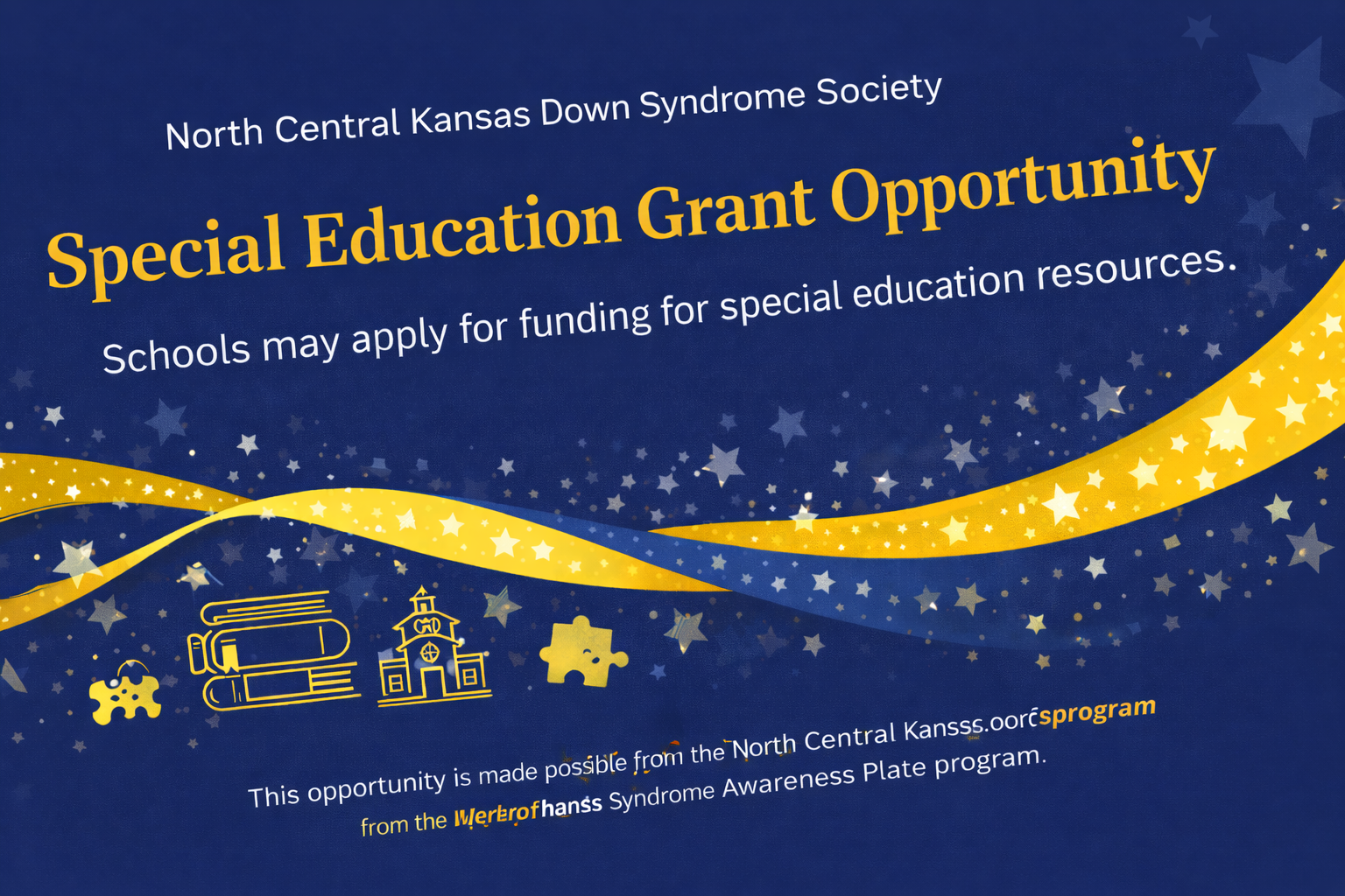 Special Education Grant Opportunity flyer
