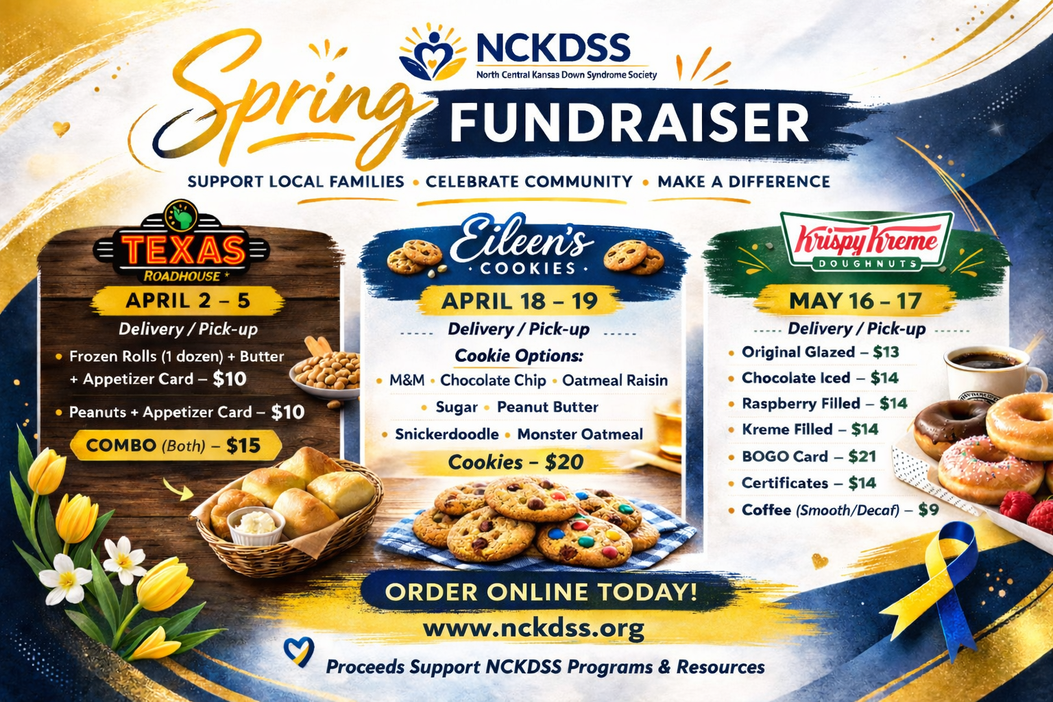 NCKDSS Spring Fundraiser share graphic