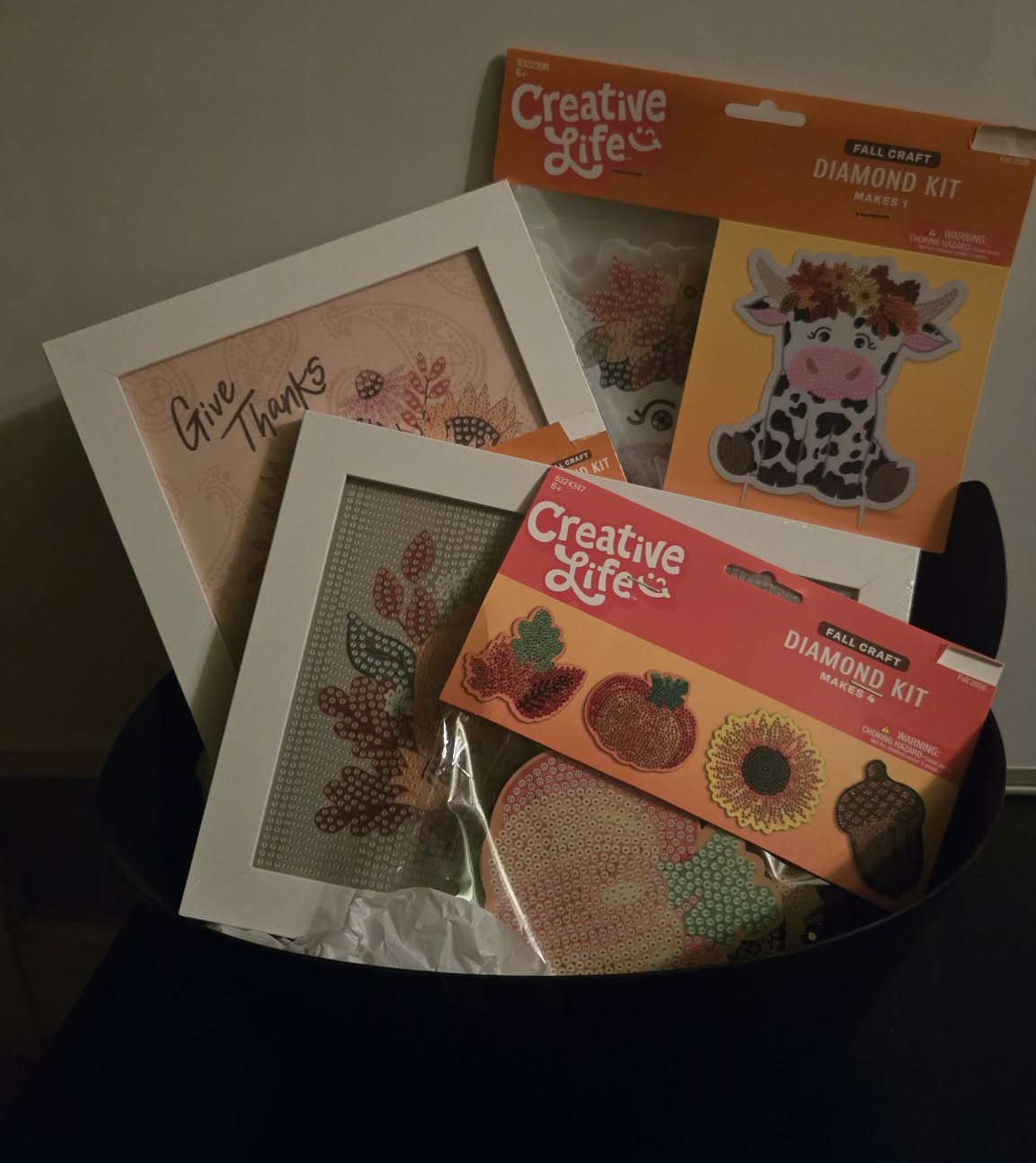 Fall diamond art- 2 picture and 2 packages