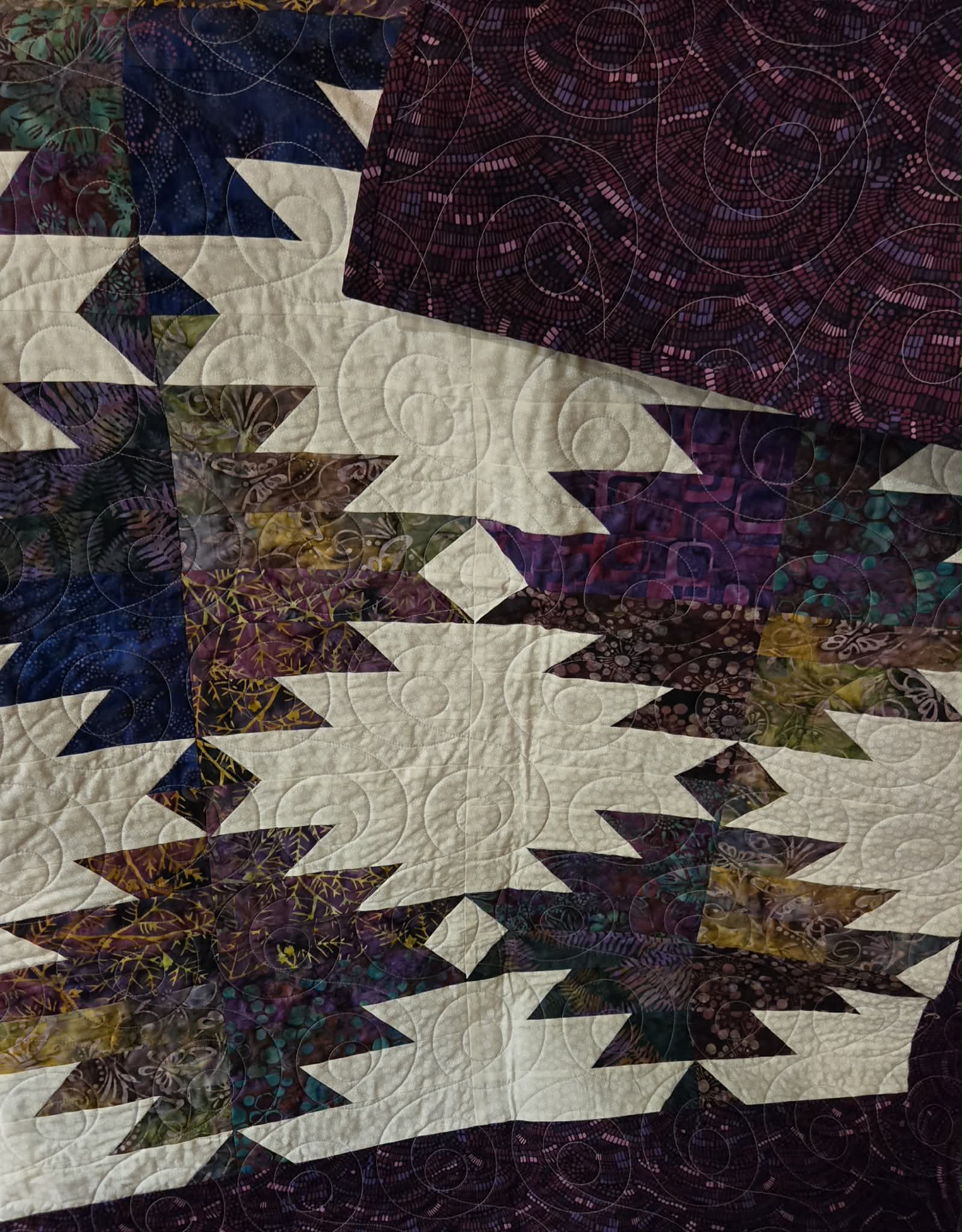 Purple Quilt by Phyllis Otoole
